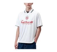 Carhartt Wip - S/S Hartt's Football T-Shirt - - Tops - Uomo - Bianco - M