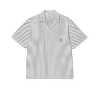 Carhartt Wip - S/S Leavel Stripe Shirt - - Shirts - Uomo - Bianco - L