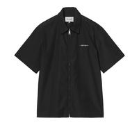 Carhartt Wip - S/S Postal Zip Shirt - - Shirts - Uomo - Nero - L