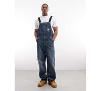Carhartt WIP - Salopette di jeans lavaggio blu medio W30