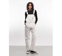 Carhartt WIP - Salopette in denim bianca-Bianco XS