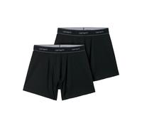 Carhartt WIP - Set di 2 boxer - Cotton Trunks Black + Black per Uomo in Cotone - Taglia XL - Nero