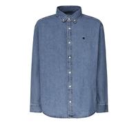 Carhartt WIP L/S Lucas Shirt men Longsleeves blue in taglia:S