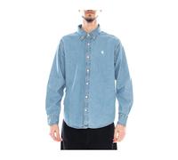 Carhartt Wip, ,Shirts ,Uomo ,Blu ,S L/S Lucas Shirt