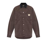Carhartt Wip, ,Shirts ,Uomo ,Marrone ,M Mitch Denim Shirt
