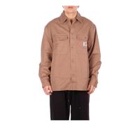Carhartt Wip, ,Shirts ,Uomo ,Marrone ,S Kelly Shirt Jacket