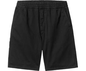 Carhartt WIP - Short in cotone biologico - Flint Short Black per Uomo in Cotone - Taglia M - Nero