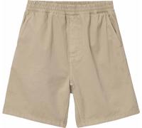 Carhartt WIP - Short in cotone biologico - Flint Short Wall per Uomo in Cotone - Taglia L - Beige