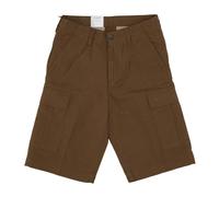 Carhartt Wip, ,Shorts ,Uomo ,Marrone ,W32 Short Cargo Regular Fit Cotone Rip-stop