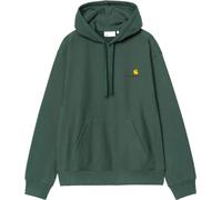 Carhartt WIP - Sweat décontracté à capuche - Hooded American Script Sweat Kale Green per Uomo in Cotone - Taglia S - Verde