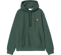 Carhartt WIP - Sweat décontracté à capuche - Hooded American Script Sweat Kale Green per Uomo in Cotone - Taglia L - Verde