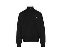 Carhartt WIP Half Zip American Script SWEATSHIRT men Sweatshirts|Zippers black in taglia:M