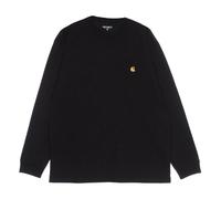 Carhartt WIP Maglia a maniche lunghe Chase Cotone Nero Uomo Taglia S