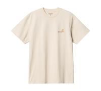 Carhartt Wip - T-shirt American Script S/S - - Tops - Uomo - Bianco - S