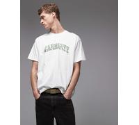 Carhartt WIP - T-shirt bianca con monogramma-Bianco XL