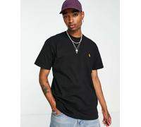 Carhartt - T-shirt - S/S Chase T-Shirt Black / Gold per Uomo - Nero Nero M