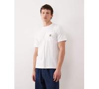 Carhartt WIP - T-shirt con tasca bianca-Bianco L