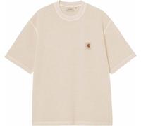 Carhartt WIP - T-shirt en coton gaufré décontracté - S/S Nelson Waffle T-Shirt Natural per Uomo in Cotone - Taglia L - Beige