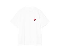 CARHARTT WIP T-Shirt HEART PATCH bianco | L