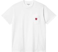 Carhartt WIP S/S Pocket Heart Tee men Shortsleeves white in taglia:L