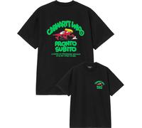 Carhartt - T-shirt in cotone biologico - S/S Pronto T-Shirt Black per Uomo - Taglia XL - Nero