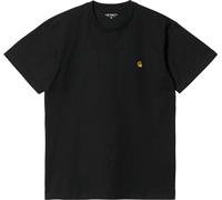 Carhartt - T-shirt - S/S Chase T-Shirt Black / Gold per Uomo - Nero Nero XL