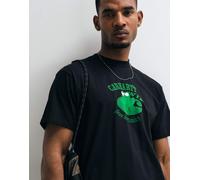 Carhartt WIP - T-shirt nera con rana-Nero XS