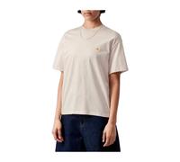 Carhartt Wip - Logo Cotton T-Shirt - - Tops - Donna - Beige - M