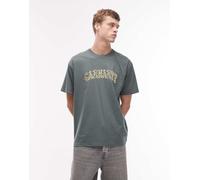 Carhartt WIP - T-shirt verde salvia con monogramma S