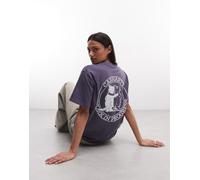 Carhartt WIP - T-shirt viola con gatti S