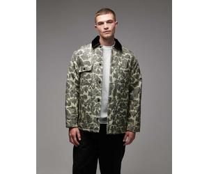 Carhartt WIP - Tapestry Chore - Giaca verde mimetica jacquard XS
