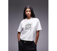 Carhartt WIP - Theory and Practice - T-shirt oversize bianca-Bianco L