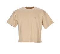 Carhartt Wip, ,Tops ,Uomo ,Beige ,L Tee Bianca Donna Manica Corta