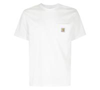 Carhartt Wip, ,Tops ,Uomo ,Bianco ,L S/S Pocket T-Shirt