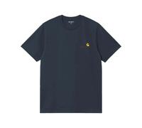 Carhartt Wip, ,Tops ,Uomo ,Blu ,L American Script T-shirt