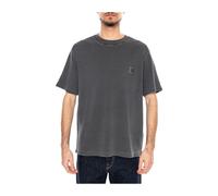Carhartt Wip, ,Tops ,Uomo ,Nero ,S S/S Nelson Waffle T-Shirt