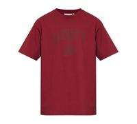 Carhartt Wip, ,Tops ,Uomo ,Rosso ,XL T-shirt con logo