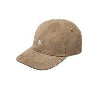 Carhartt WIP - Visiera curva in velluto - Harlem Cap Iroko / Wax per Uomo in Cotone - Beige
