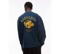 Carhartt WIP - World Class - T-shirt ampia squadrata a maniche lunghe verde L