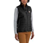 Carhartt Women's Rain Defender Insulated Vest, Black, Medium