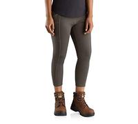 Carhartt Women's Size Force Fitted Lightweight Ankle Length Legging, Tarmac, 3X Plus