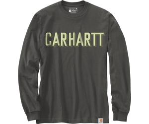 Carhartt Workwear Logo Camicia a maniche lunghe, Antracite, Taglia S