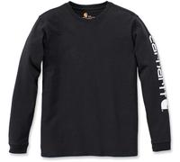 Carhartt Workwear Logo Donna Long Sleeve Camicia, nero, Taglia XS