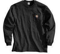Carhartt Workwear Pocket Camicia Longsleeve, nero, taglia S per maschi