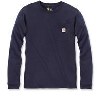 Carhartt Workwear Pocket Camicia manica lunga donna, Blu navy, Taglia M