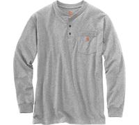 Carhartt Workwear Pocket Henley Camicia Longsleeve, grigio, taglia XL per maschi