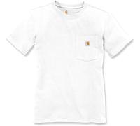 Carhartt, Pocket T-shirt K87, Loose Fit, manica corta Donna, Bianco, L
