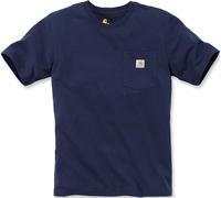 T-shirt Carhartt K87 Pocket manica corta blu marino - L