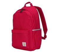 Carhartt Zaino classico da 21 l, resistente all'acqua, con custodia per laptop da 15" e scomparti organizzativi, rosso industriale, senza PFAS