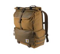 Carhartt, zaino in nylon, resistente all’acqua con parte superiore arrotolabile, unisex, marrone, taglia unica